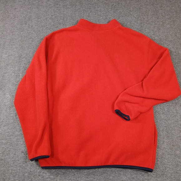 Old Navy Women's Size XL Red Fleece Funnel Neck Pullover Sweatshirt - Picture 2 of 8